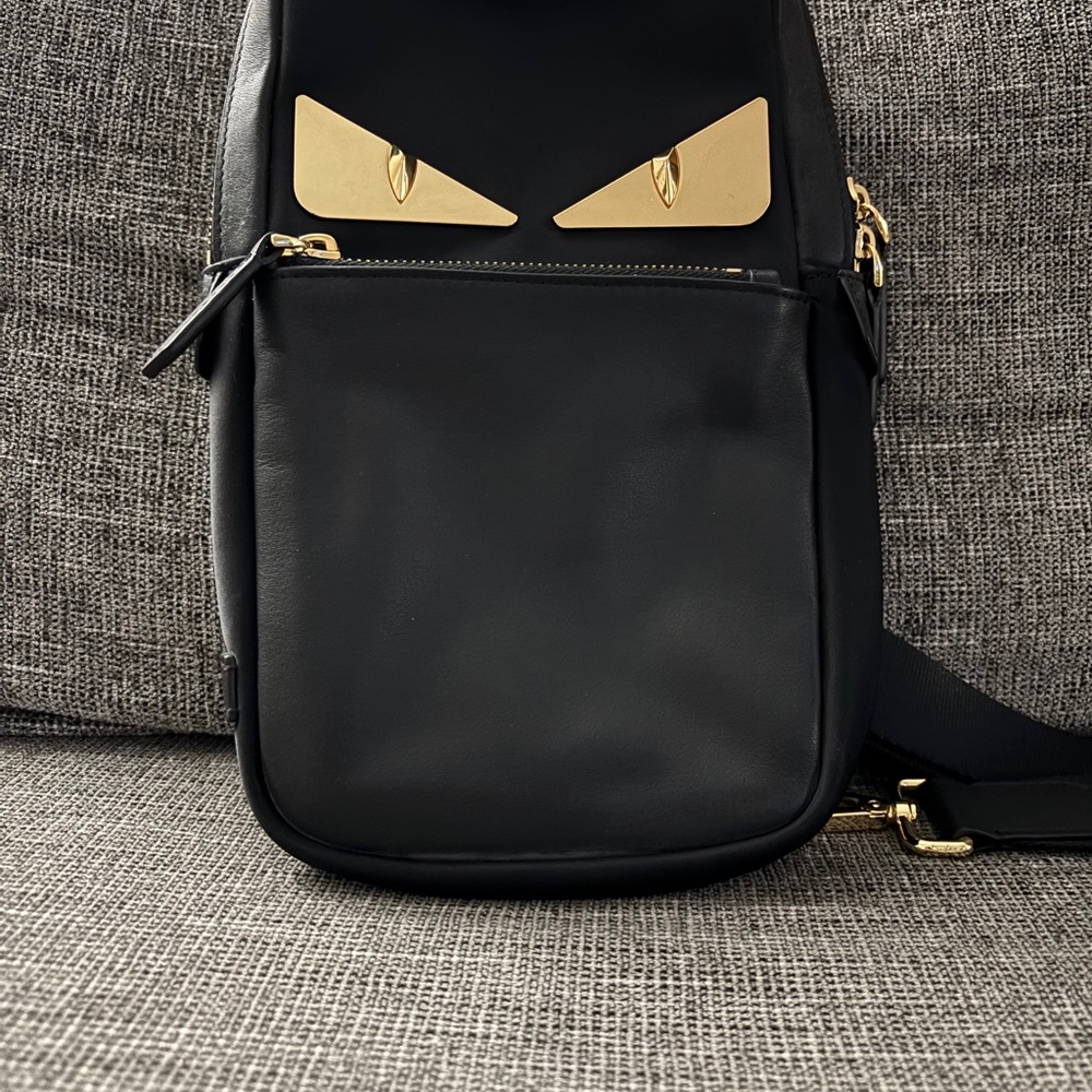 Fendi Black Leather Crossbody Bag